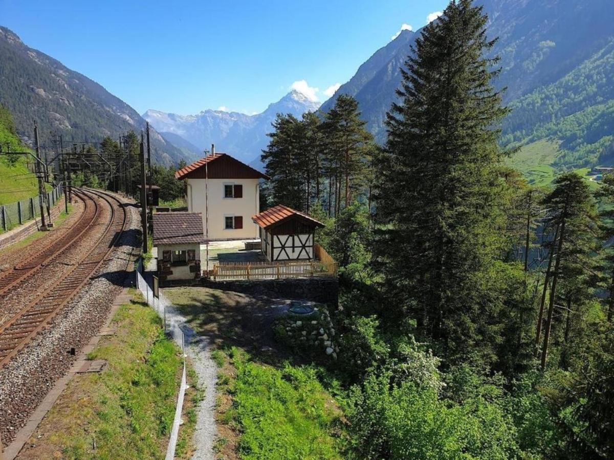 Bahnwaerterhaus Eggwald Villa Wassen Eksteriør billede